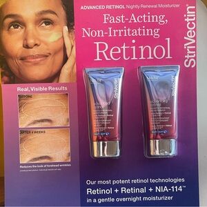 StriVectin- Advanced Retinol Nightly Renewal Mouisturizer. NIA114. 2 pack